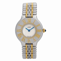 Cartier 21 Must 21 Quartz Female 18k gold & Stainless Steel