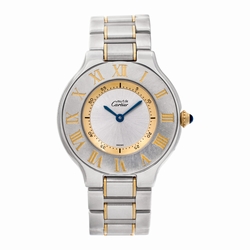Cartier 1330 Must 21 Quartz Female Stainless Steel