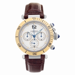 Cartier 2113 Pasha Chronograph Automatic Unisex Stainless Steel