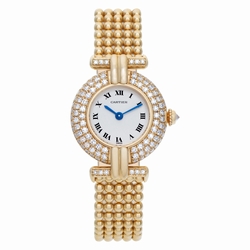 Cartier 1980 Colisee Quartz Female 18k yellow gold