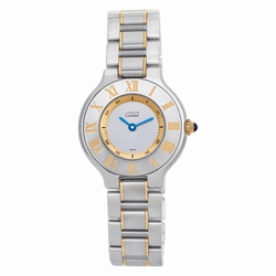 Cartier 1340 Must de Quartz Male Stainless Steel