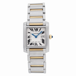 Cartier W51012Q4 Tank Francaise Quartz Unisex 18k gold & Stainless Steel