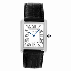 Cartier WSTA0028 Tank Quartz Female Stainless Steel