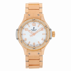 Hublot 361.PE.2010.PE.1104 Big Bang Quartz Unisex 18k rose gold and white resin