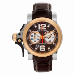 Graham 2TRAG.C01A.B72 Chronofighter Trigger Automatic Male 18k gold & Stainless Steel