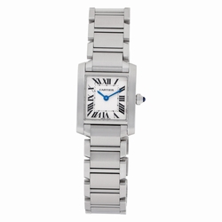 Cartier W51008Q3 Tank Francaise Quartz Female Stainless Steel