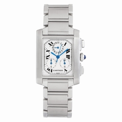 Cartier W51001Q3 Tank Francaise Quartz Unisex Stainless Steel