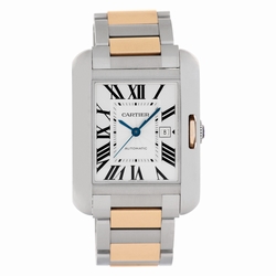 Cartier W5310037 Tank Anglaise Automatic Unisex 18k rose gold & stainless steel