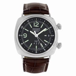 Panerai PAM00098 Radiomir Alarm Gmt Automatic Male Stainless Steel