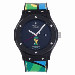 Hublot 500.XI.1100.VR.FIF14 Classic Fusion Quartz Male black composite