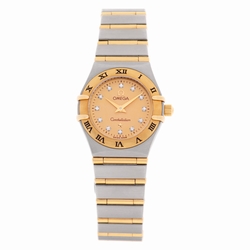Omega 12621500 Constellation Quartz Female Stainless Steel