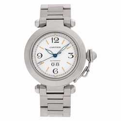 Cartier W31044M7 Pasha Automatic Male Stainless Steel