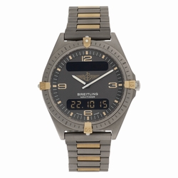 Breitling 80360 Aerospace Quartz Male 18k & Titanium