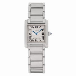 Cartier WSTA0005 Tank Francaise Quartz Female Stainless Steel
