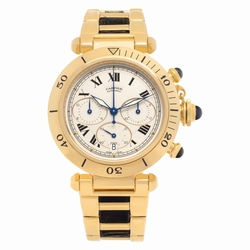 Cartier 2111 Pasha Chronograph Automatic Unisex 18k yellow gold