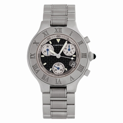 Cartier W10172T2 Chronoscaph 21 Quartz Unisex Stainless Steel