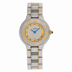 Cartier 1340 Must 21 Quartz Female Stainless Steel