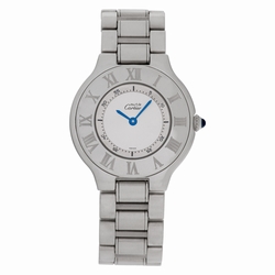 Cartier W10109T2 Must 21 Quartz Female Stainless Steel