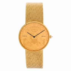 Corum 333137 $20 Coin Automatic Male 18k yellow gold
