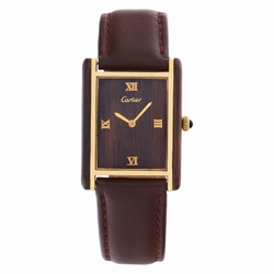 Cartier Cartier 1415 Tank Manual Unisex Gold Plate