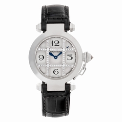 Cartier WJ116156 Pasha Automatic Female 18k White Gold