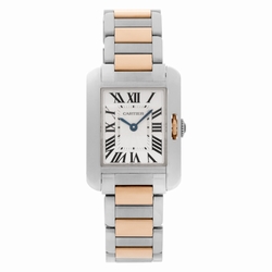 Cartier w5310036 Tank Anglaise Quartz Female Stainless Steel