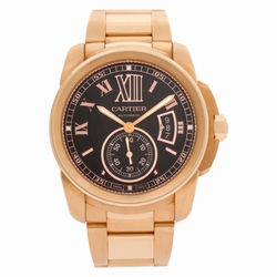 Cartier W7100040 Calibre Automatic Male 18k rose gold