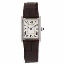 Cartier W1540956 Tank Louis Quartz Unisex 18k White Gold