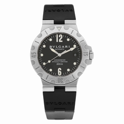 Bvlgari SD 38 S Diagono Acqua Scuba Automatic Male Stainless Steel