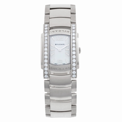 Bvlgari AAW31WGD1G Assioma Quartz Female 18k White Gold