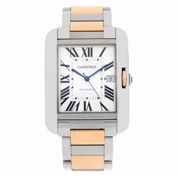 Cartier W5310006 Tank Anglaise XL Automatic Male Stainless Steel