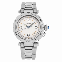 Cartier W3104H3 Pasha 38mm Automatic Male Stainless Steel