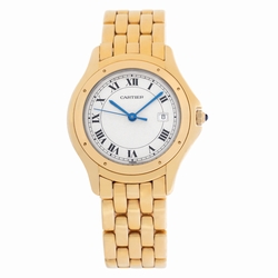 Cartier 887904 Cougar Quartz Unisex 18k yellow gold