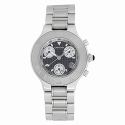 Cartier W10172t2 Chronoscaph 21 Quartz Male Stainless Steel