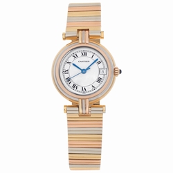 Cartier Cartier 1344 Vendome Quartz Female 18k White, Yellow & Pink Gold