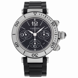 Cartier w10198U2 Pasha Automatic Male Stainless Steel