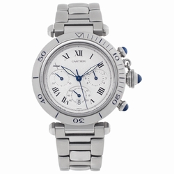 Cartier 1050 Pasha Quartz Male Stainless Steel