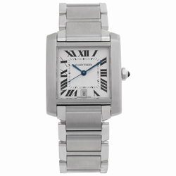 Cartier W51002Q3 Tank Francaise Automatic Unisex Stainless Steel