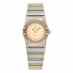 Omega 6104/465.36 Constellation Quartz Female 18k gold & Stainless Steel
