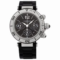 Cartier W31088U2 Pasha Seatimer Chrono Automatic Male Stainless Steel