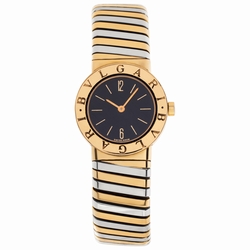 Bvlgari BB23 2T Tubogas Quartz Female 18k White & Yellow Gold