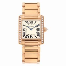 Cartier WJTA0023 Tank Francaise Quartz Female 18k rose gold