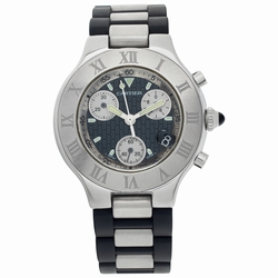 Cartier W10125U2 Chronoscaph Quartz Female Stainless Steel