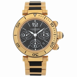 Cartier W301970M Pasha Seatimer Chrono Automatic Unisex 18k yellow gold