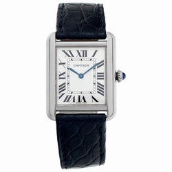 Cartier WSTA0030 Tank Solo Quartz Female Stainless Steel