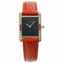 Cartier 388001 Tank Quartz Female Gold Fill