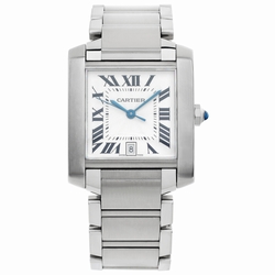Cartier W51002Q3 Tank Francaise Automatic Male Stainless Steel