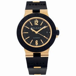 Bvlgari AL38G Diagono Automatic Male 18k yellow gold