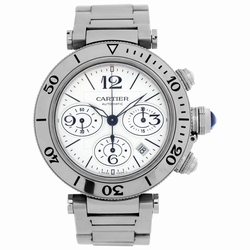 Cartier W31089M7 Pasha Seatimer Chrono Automatic Male Stainless Steel