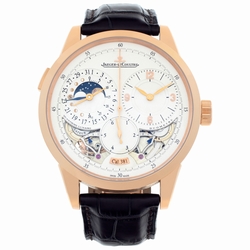 Jaeger LeCoultre 6042422 Quantieme Manual Male 18k rose gold